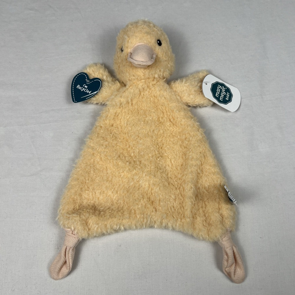 Mary Meyer Lovey Duck Baby Soft Snuggle Toy 11 Inch Recycled Materials